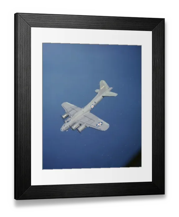 Framed Print : B-17 Bombers En Route To England Framed Print : B-17 Bombers En Route To England