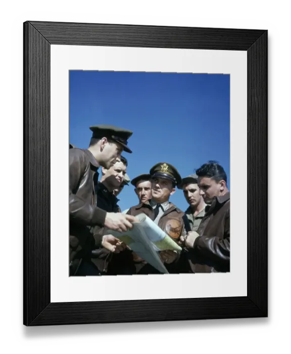 Framed Print : World War II Air Base Framed Print : World War II Air Base