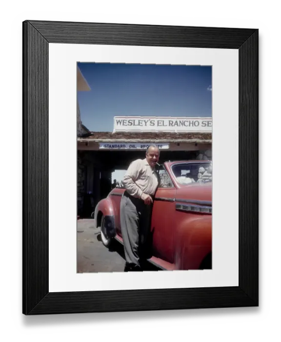 Framed Print : El Rancho Vegas