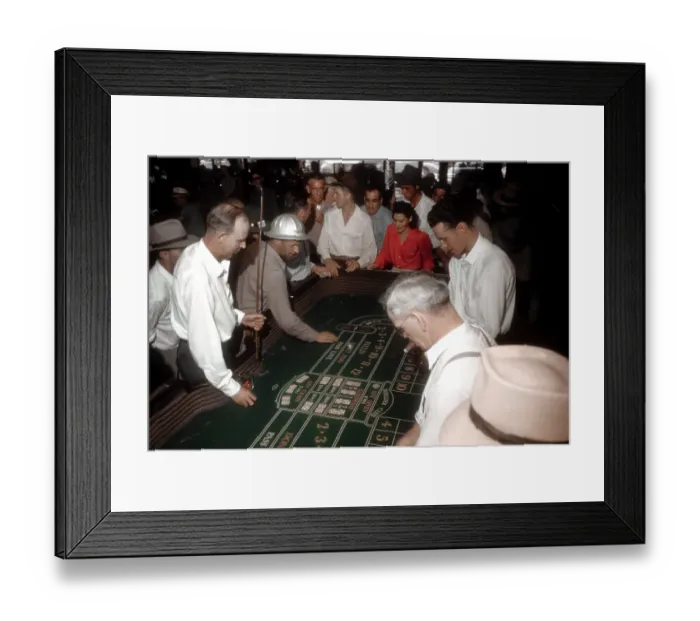 Framed Print : Gambling In Vegas Framed Print : Gambling In Vegas