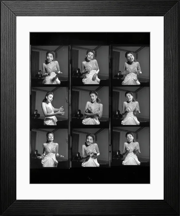 Framed Print : Proof Sheet Savoy-Plaza Hotel Performance Framed Print : Proof Sheet Savoy-Plaza Hotel Performance
