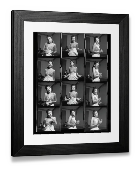 Framed Print : Proof Sheet Savoy-Plaza Hotel Performance Framed Print : Proof Sheet Savoy-Plaza Hotel Performance