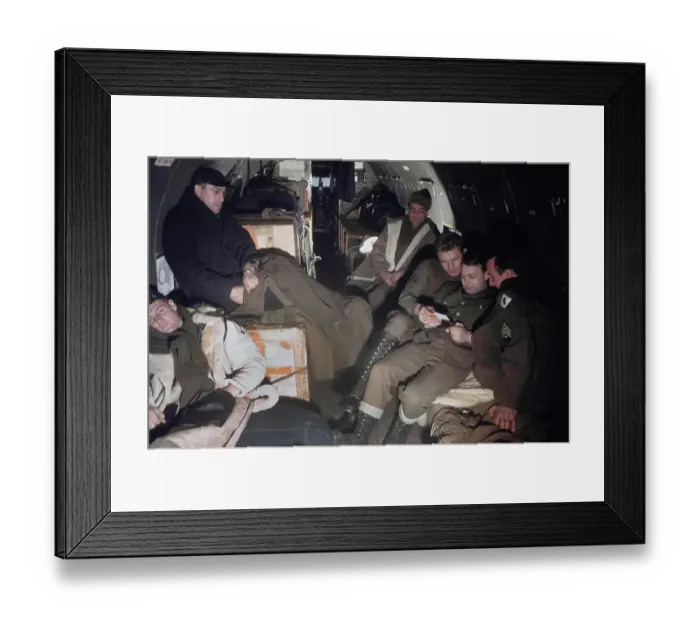 Framed Print : Joint Army and RCAF Forces Framed Print : Joint Army and RCAF Forces