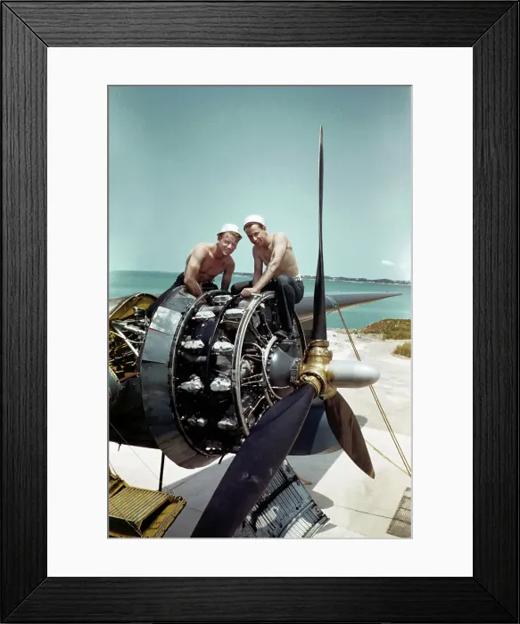 Framed Print : US Naval Air Station In Bermuda Framed Print : US Naval Air Station In Bermuda