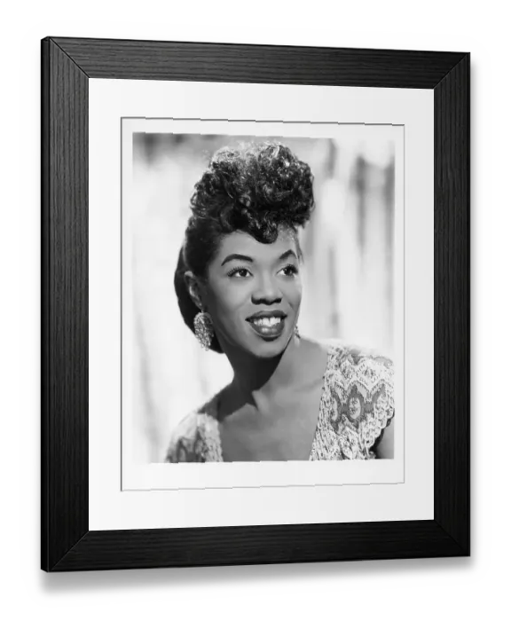 Framed Print : Sarah Vaughan Framed Print : Sarah Vaughan