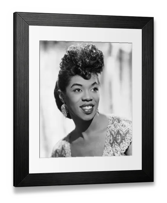 Framed Print : Sarah Vaughan Framed Print : Sarah Vaughan