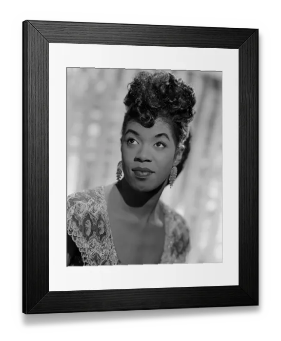 Framed Print : Sarah Vaughan Framed Print : Sarah Vaughan