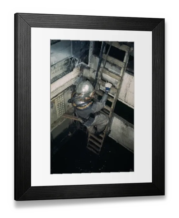 Framed Print : SS Normandie / USS Lafayette