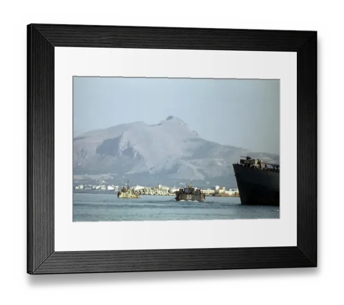 Framed Print : ALLIED INVASION OF SICILY DURING WWII Framed Print : ALLIED INVASION OF SICILY DURING WWII