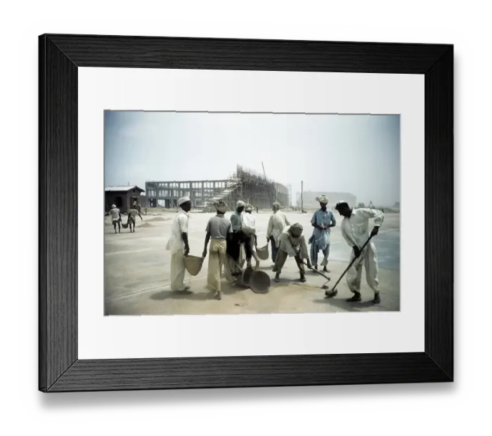 Framed Print : U.S. AIR FORCE BASE IN KARACHI, INDIA