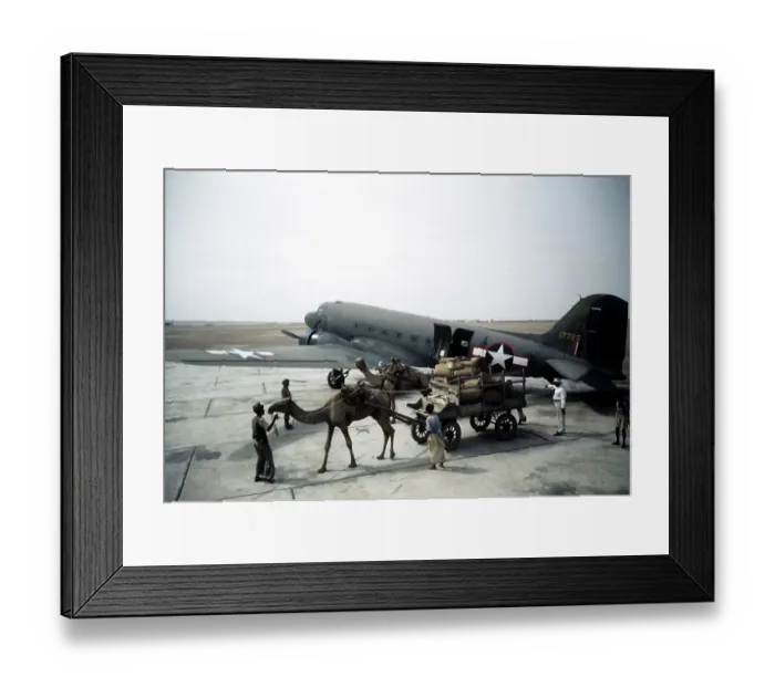 Framed Print : U.S. AIR FORCE BASE IN KARACHI, INDIA