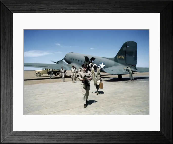 Framed Print : U.S. ARMY AIRFORCE / ROYAL AIRFORCE BASE IN KHARTOUM, SUDAN Framed Print : U.S. ARMY AIRFORCE / ROYAL AIRFORCE BASE IN KHARTOUM, SUDAN