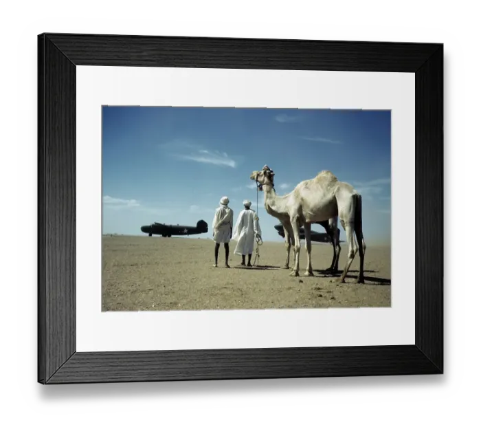 Framed Print : U.S. ARMY AIRFORCE / ROYAL AIRFORCE BASE IN KHARTOUM, SUDAN Framed Print : U.S. ARMY AIRFORCE / ROYAL AIRFORCE BASE IN KHARTOUM, SUDAN