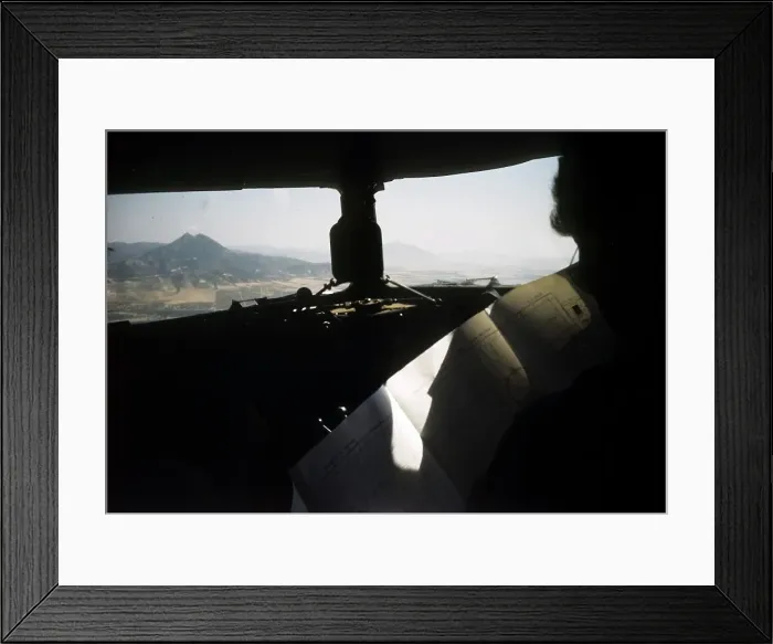 Framed Print : FLYING FROM ALGIERS TO TUNIS