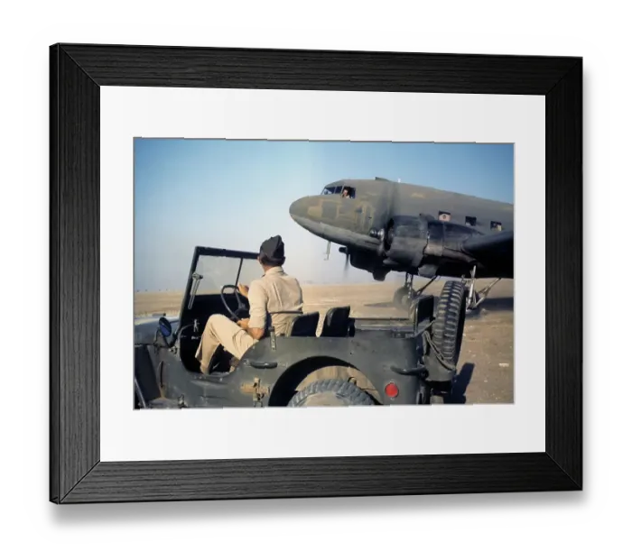 Framed Print : FLYING FROM ALGIERS TO TUNIS
