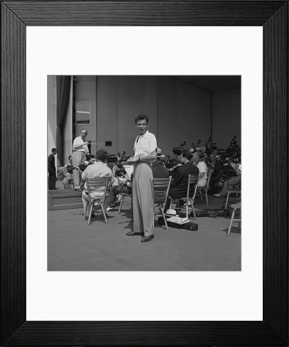 Framed Print : Soundcheck At Lewisohn Stadium Framed Print : Soundcheck At Lewisohn Stadium