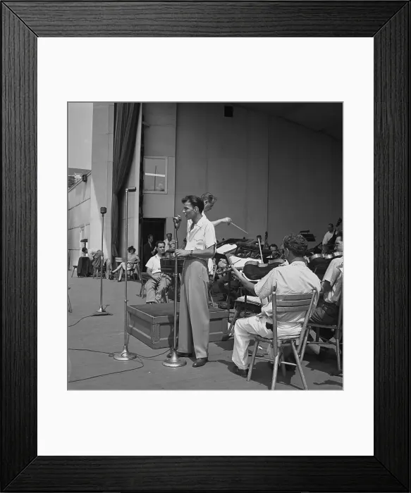 Framed Print : Soundcheck At Lewisohn Stadium Framed Print : Soundcheck At Lewisohn Stadium
