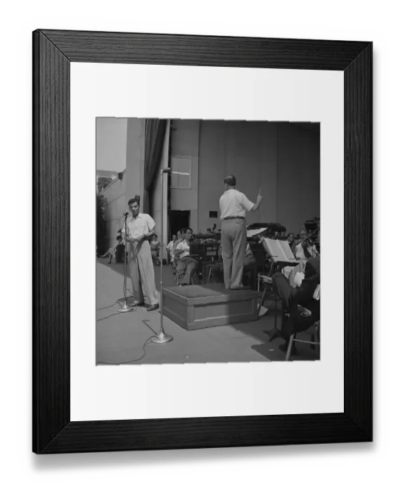 Framed Print : Soundcheck At Lewisohn Stadium Framed Print : Soundcheck At Lewisohn Stadium