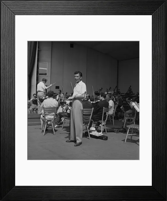 Framed Print : Soundcheck At Lewisohn Stadium Framed Print : Soundcheck At Lewisohn Stadium