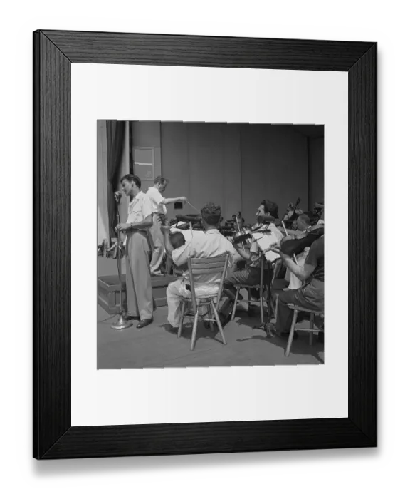 Framed Print : Soundcheck At Lewisohn Stadium Framed Print : Soundcheck At Lewisohn Stadium