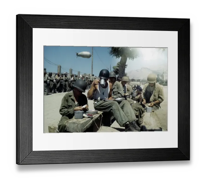 Framed Print : ALLIED INVASION OF SICILY DURING WWII