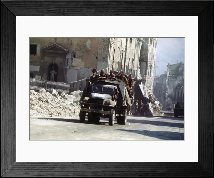 Framed Print : Allied Invasion of Sicily