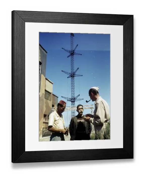 Framed Print : U.S. BASE IN ALGIERS, ALGERIA Framed Print : U.S. BASE IN ALGIERS, ALGERIA