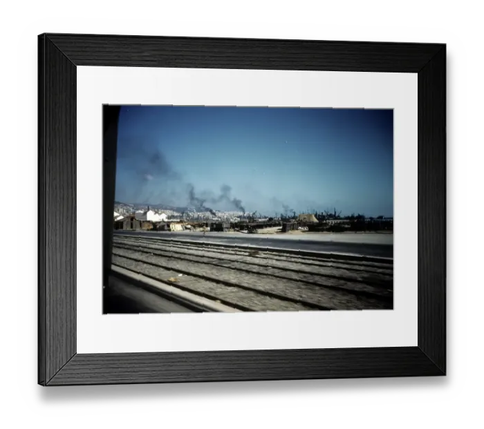 Framed Print : U.S. BASE IN ALGIERS, ALGERIA Framed Print : U.S. BASE IN ALGIERS, ALGERIA