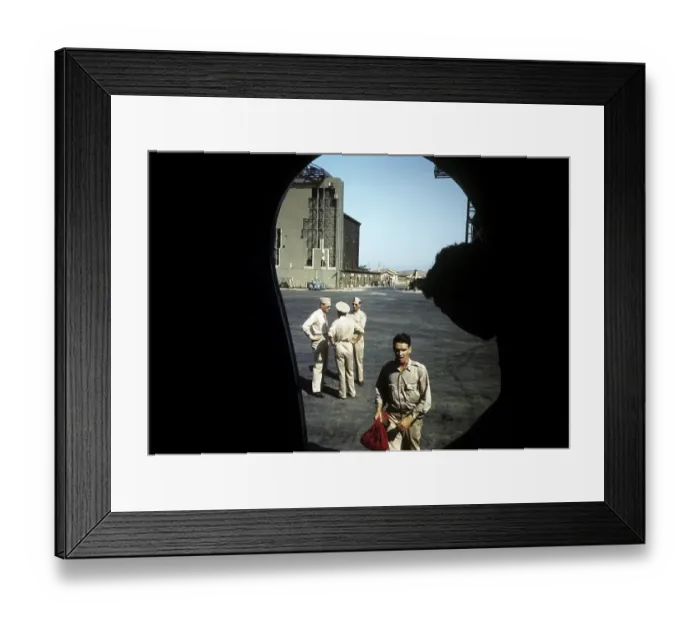 Framed Print : U.S. BASE IN ALGIERS, ALGERIA