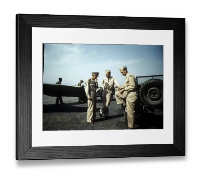 Framed Print : U.S. BASE IN ALGIERS, ALGERIA Framed Print : U.S. BASE IN ALGIERS, ALGERIA
