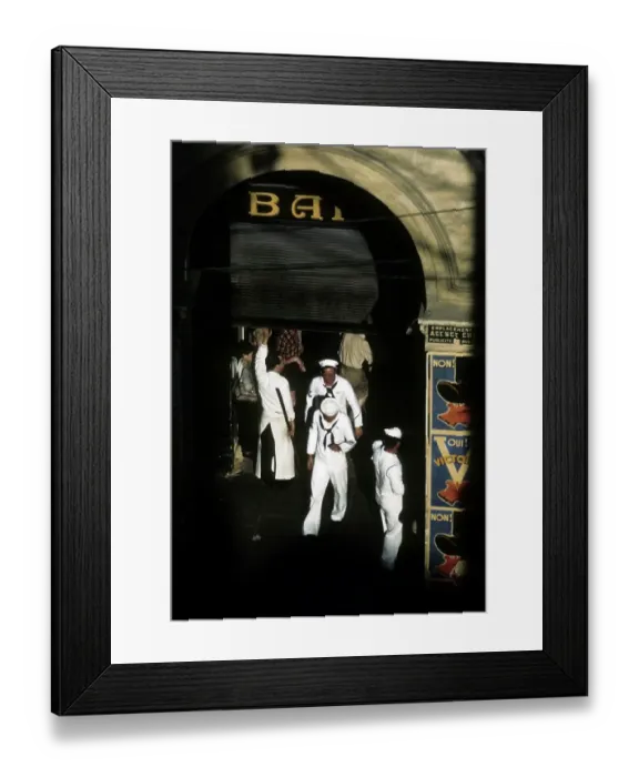 Framed Print : U.S. BASE IN ALGIERS, ALGERIA Framed Print : U.S. BASE IN ALGIERS, ALGERIA