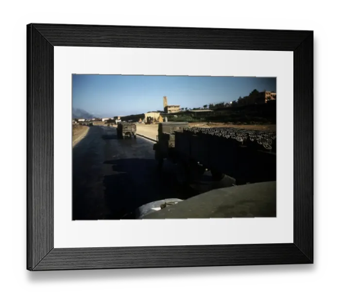 Framed Print : U.S. BASE IN ALGIERS, ALGERIA Framed Print : U.S. BASE IN ALGIERS, ALGERIA