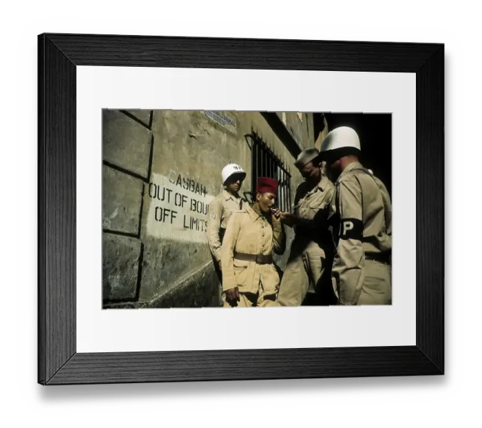 Framed Print : THE CASBAH OF ALGIERS Framed Print : THE CASBAH OF ALGIERS