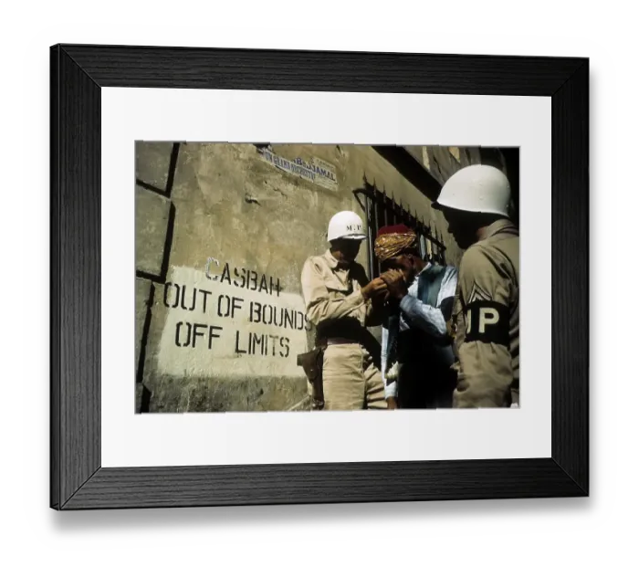 Framed Print : THE CASBAH OF ALGIERS Framed Print : THE CASBAH OF ALGIERS