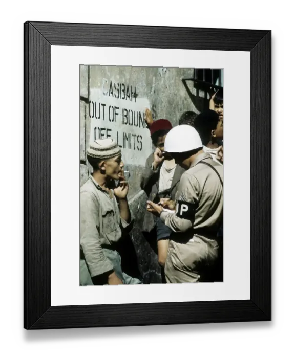 Framed Print : THE CASBAH OF ALGIERS Framed Print : THE CASBAH OF ALGIERS