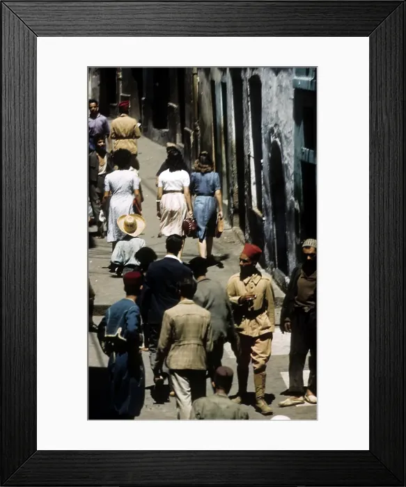Framed Print : THE CASBAH OF ALGIERS Framed Print : THE CASBAH OF ALGIERS