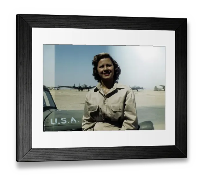 Framed Print : FLYING FROM ALGIERS TO TUNIS