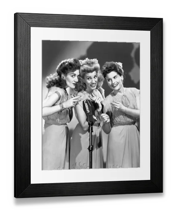 Framed Print : Andrews Sisters Portrait session Framed Print : Andrews Sisters Portrait session