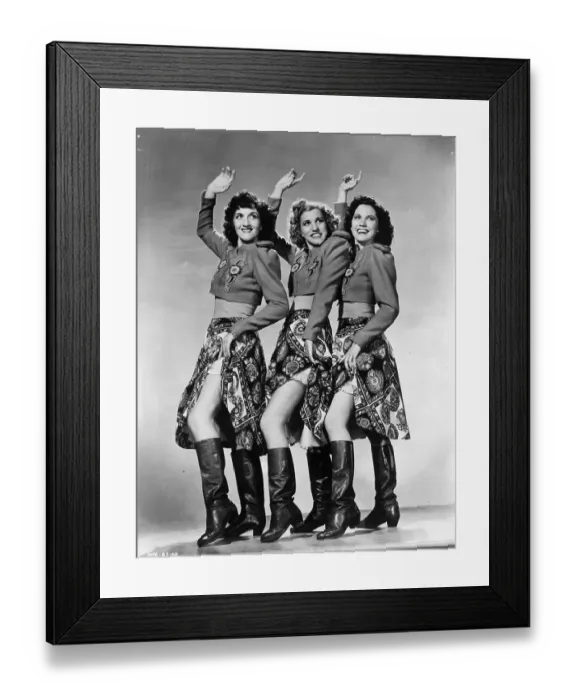 Framed Print : Andrews Sisters Portrait Session Framed Print : Andrews Sisters Portrait Session