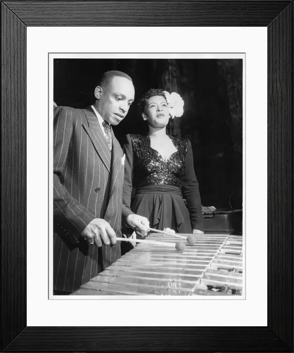 Framed Print : Billie Holiday & Lionel Hampton Framed Print : Billie Holiday & Lionel Hampton