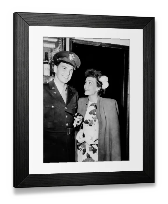 Framed Print : Reagan And His Wife Framed Print : Reagan And His Wife
