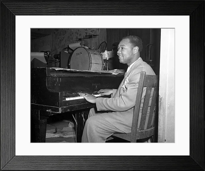 Framed Print : Jay McShann Performs
