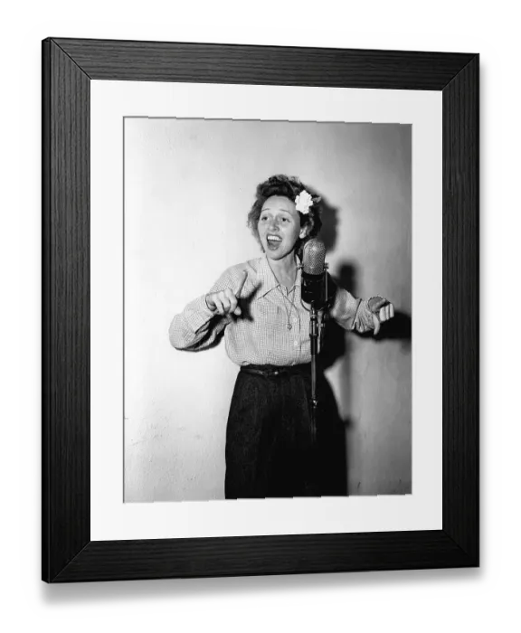 Framed Print : Anita O'Day Recording Session Framed Print : Anita O'Day Recording Session