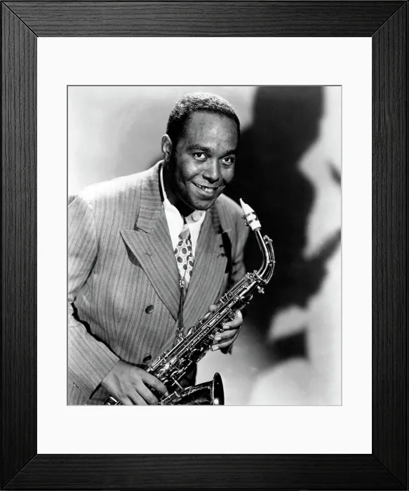 Framed Print : Un-Retouched Charlie Parker Portrait Framed Print : Un-Retouched Charlie Parker Portrait