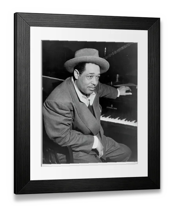 Framed Print : Duke Ellington At The Piano Framed Print : Duke Ellington At The Piano