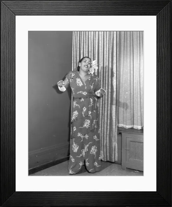 Framed Print : Billie Holiday Portrait Session Framed Print : Billie Holiday Portrait Session