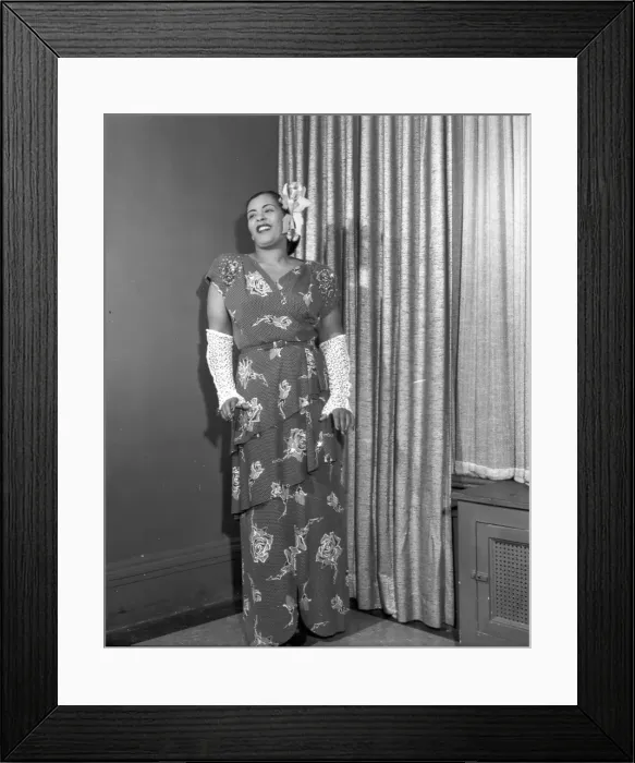 Framed Print : Billie Holiday On Stage Framed Print : Billie Holiday On Stage