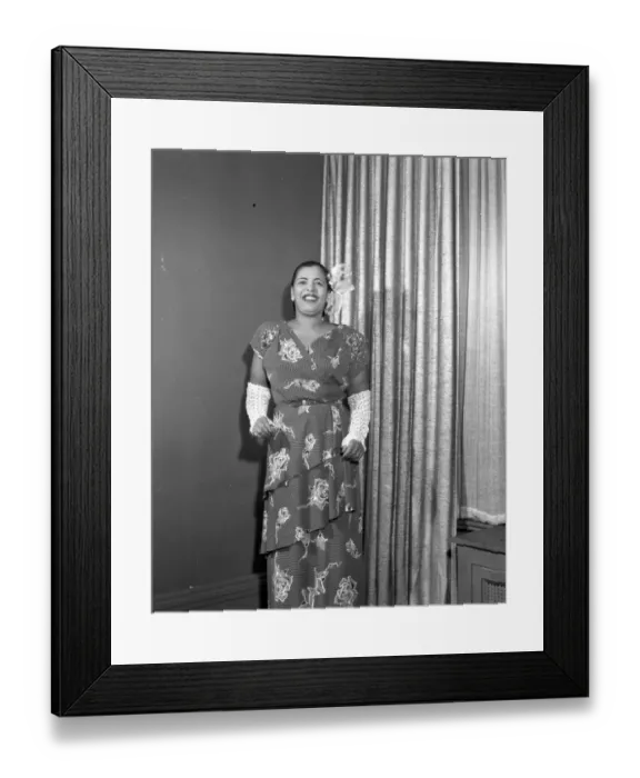 Framed Print : Billie Holiday Portrait Session Framed Print : Billie Holiday Portrait Session