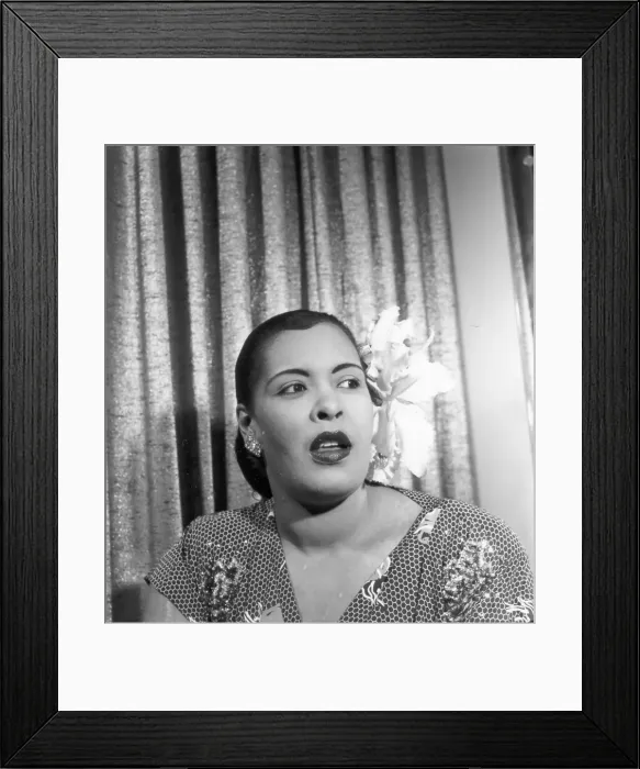 Framed Print : Billie Holiday Portrait Session Framed Print : Billie Holiday Portrait Session