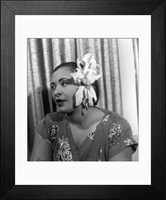 Framed Print : Billie Holiday Portrait Session Framed Print : Billie Holiday Portrait Session